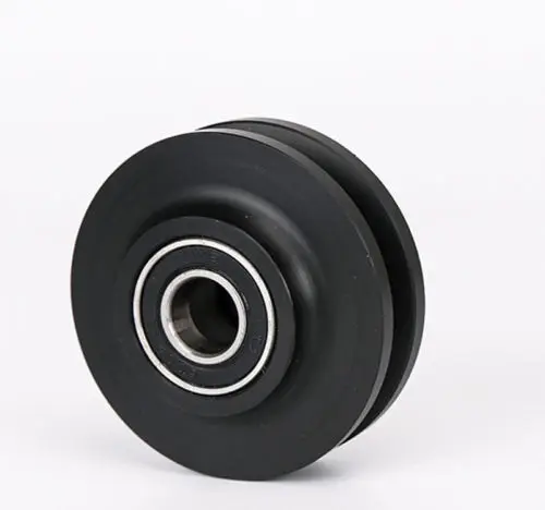 Высококачественная раздвижная дверь POM сверхмощное колесо для шкафа фурнитура U