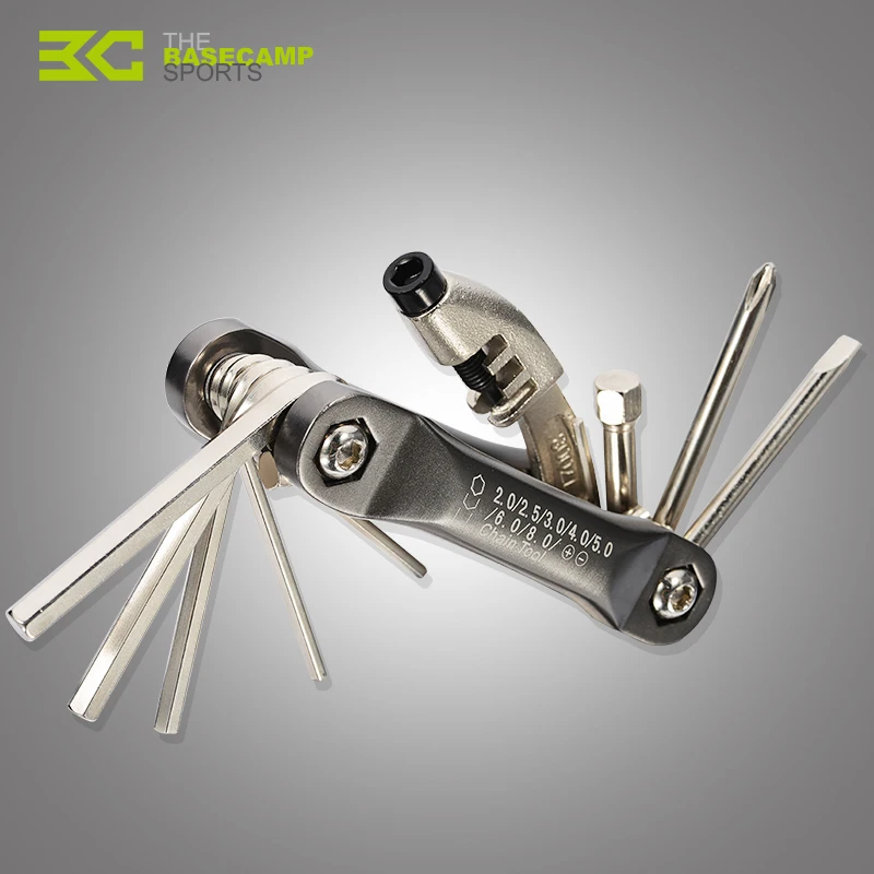 BASECAMP Инструменты для ремонта велосипеда 10 в 1 Набор инструментов горного и