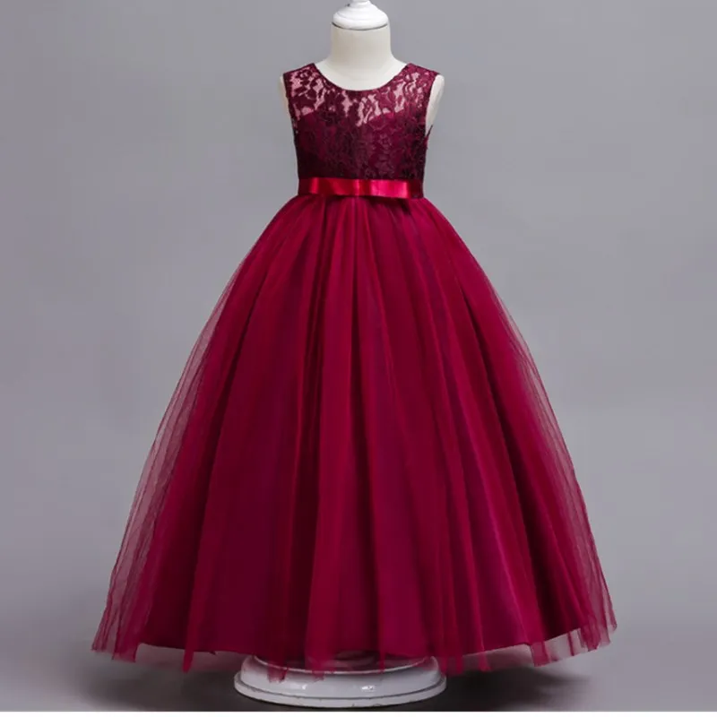 Высококачественные платья принцессы для маленьких девочек 3-16 лет на свадьбу
