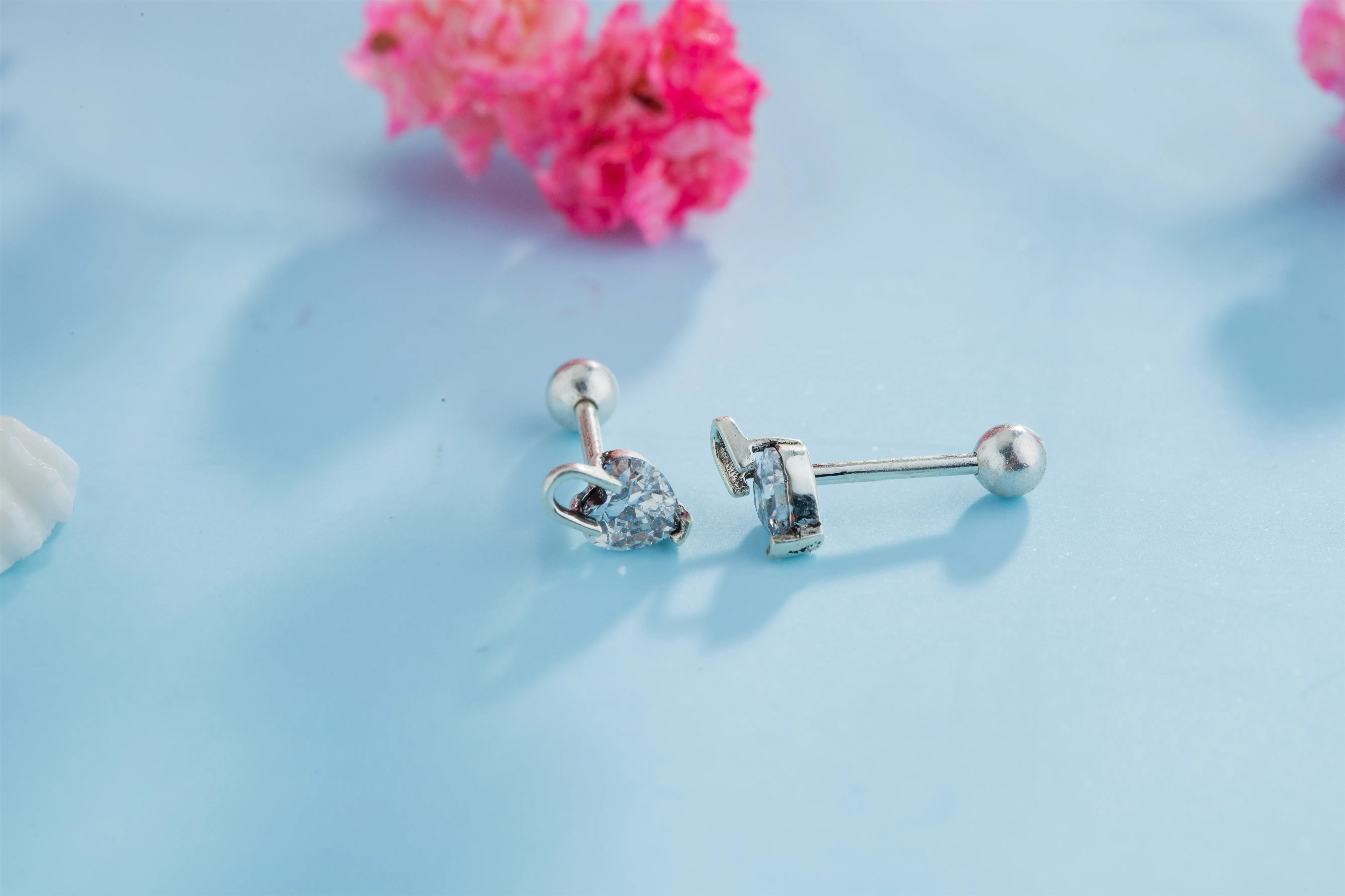 Ms. Jewelry Серьги стерлинговые серебряные 925 сладкий замок любви дизайн в июня серьги