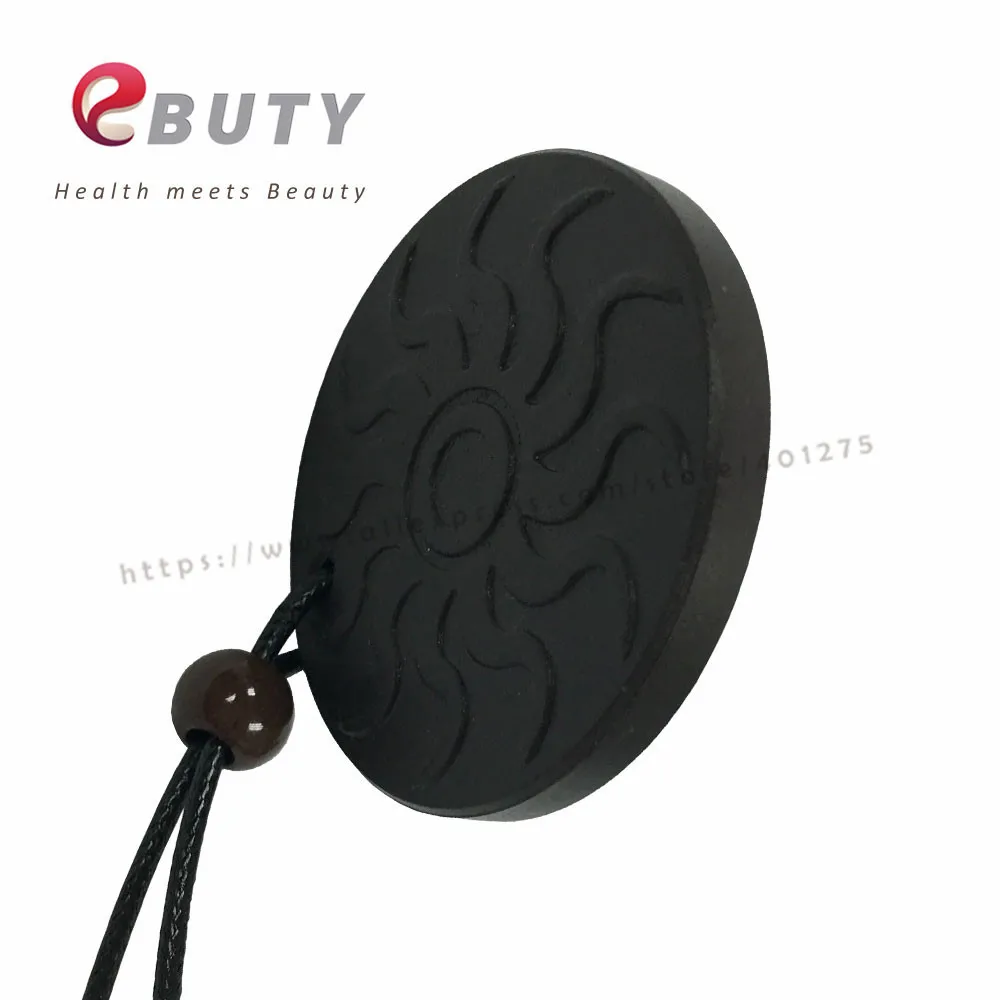 50 шт./лот кулон quantum pendant модное круглое ожерелье черная лава скалярная энергия с