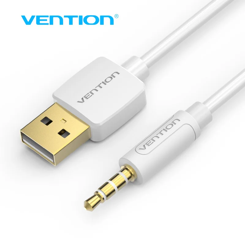 Vention 3.5 мм Джек USB 2.0 Зарядное устройство данных кабель аудио для наушников адаптер