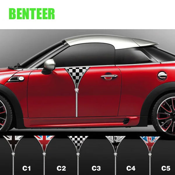 2 шт./лот хорошего качества ПВХ MINI Cooper Clubman Countryman Paceman Coupe Roadster One S Наклейка для