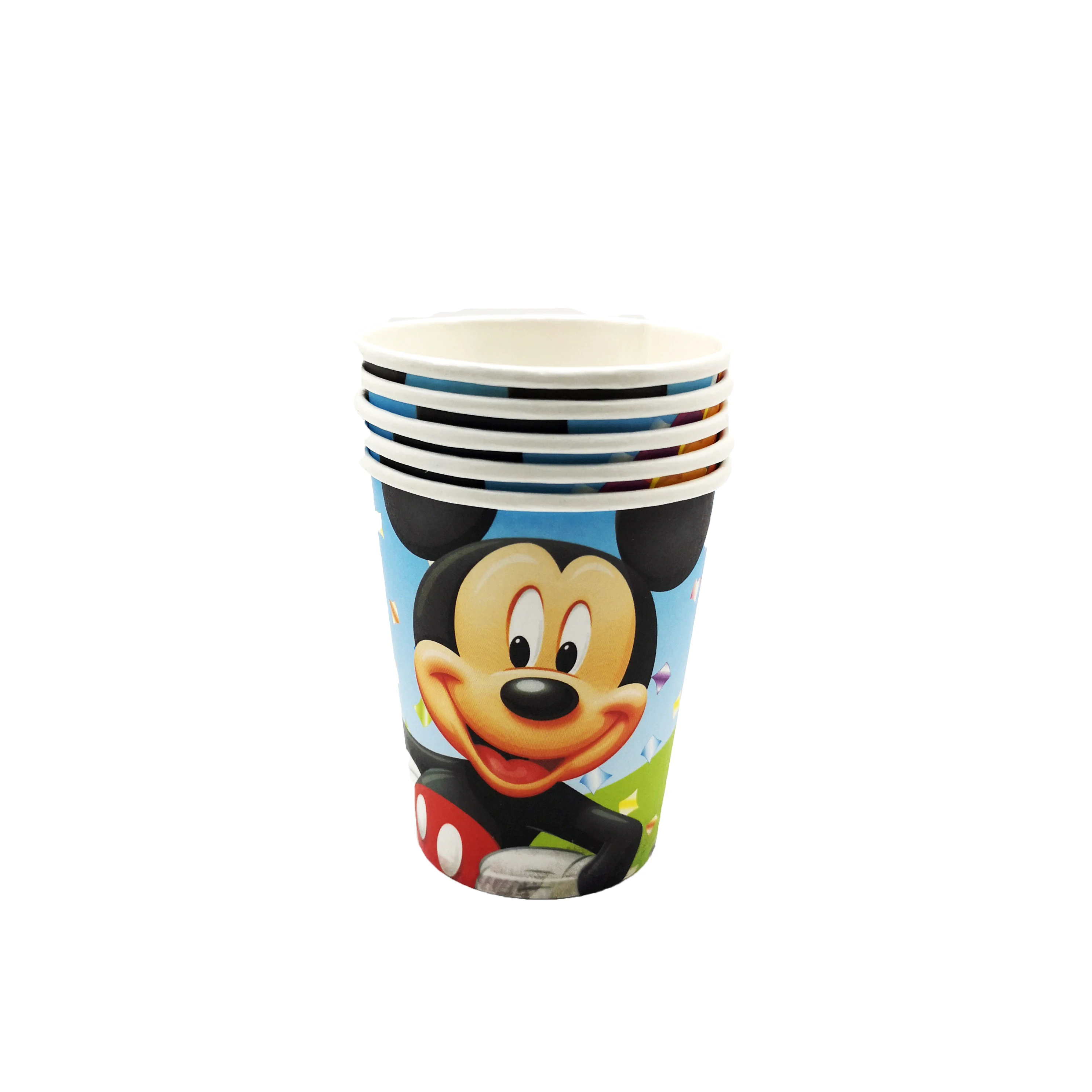 Mickey Mouse Kids Birthday Cartoon Theme Tableware Party Supplies Festival Decoration Favors For Boys And Girls Baby Shower Hot - Цвет: cup