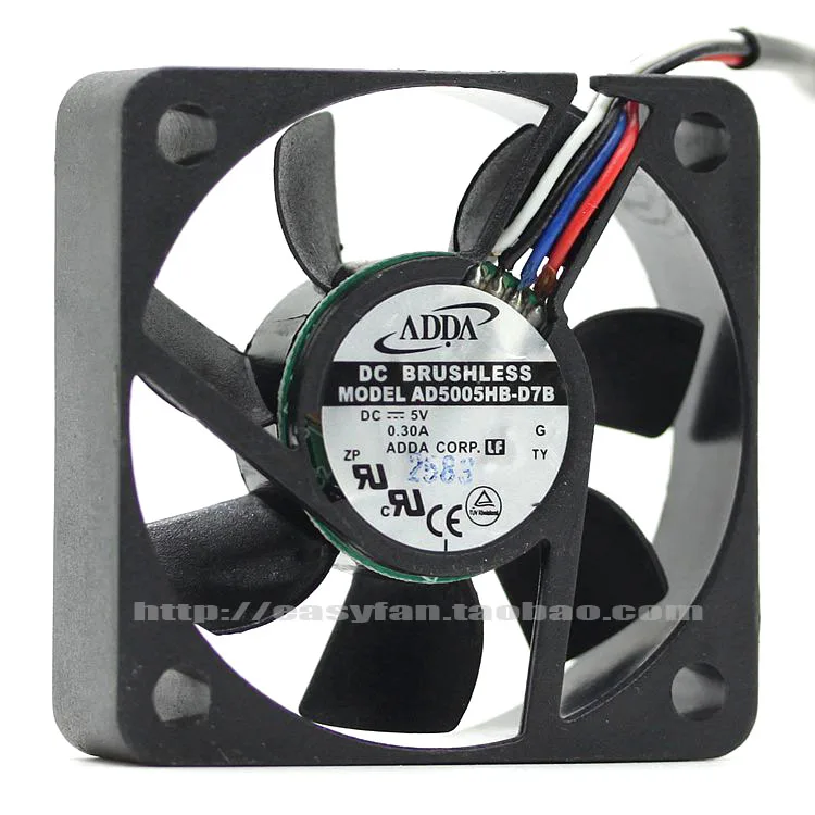 Новый вентилятор охлаждения ADDA 5015 5 в 0 30 А 4 контактный ШИМ вентилятор|cooling fan|5v cooling