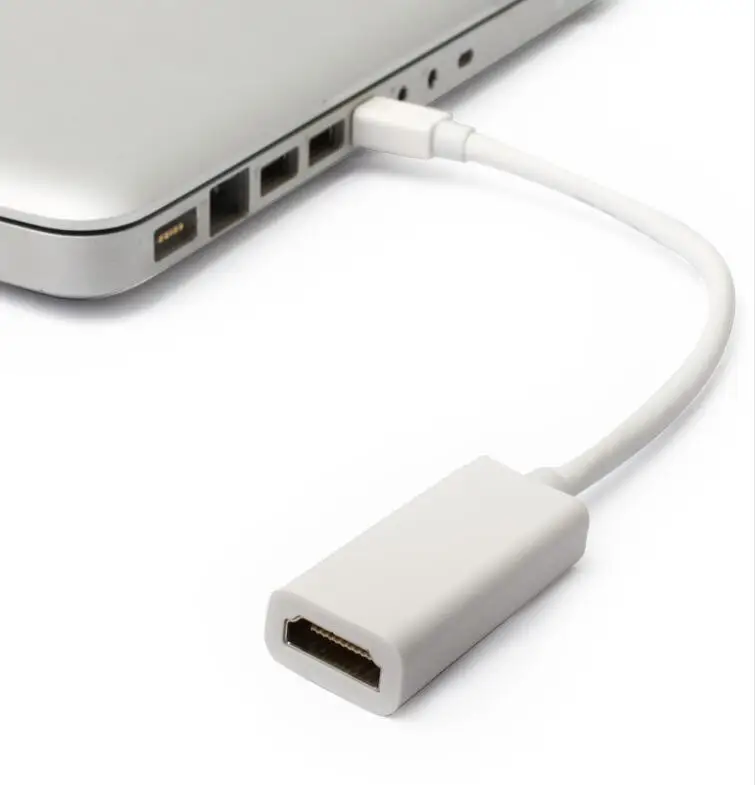 Thunderbolt Mini DisplayPort Адаптер DP к HDMI кабель для Apple Mac Macbook Pro Air White | Электроника