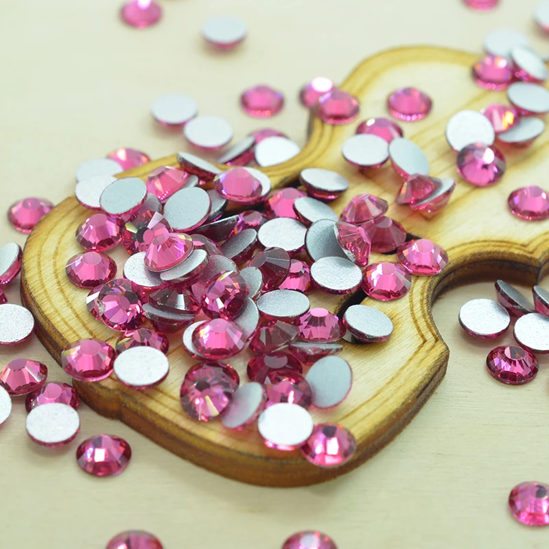 Flat Back Rhinestone Crystal Strass Rose 50pcs ss20 4.6-4.8mm Non hotfix Nail Art Rhinestones | Дом и сад