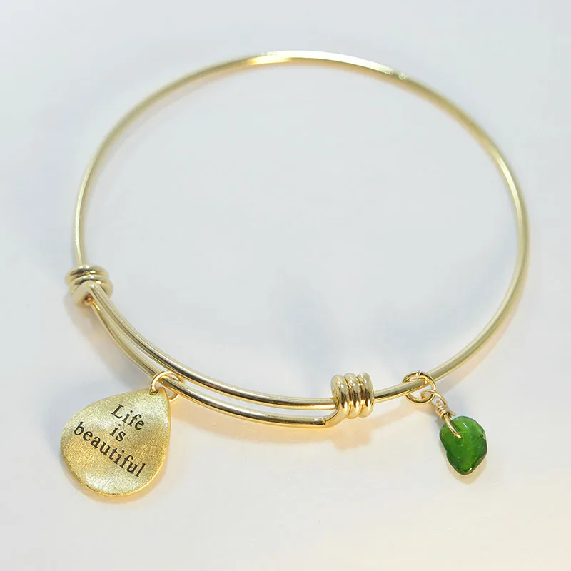 Spellbound Для женщин Шарм Браслеты браслеты с Натуральный Полудрагоценный камень Gold