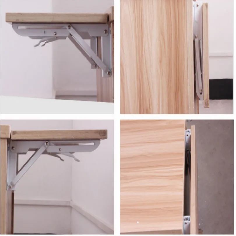 DIY складной кронштейн кухонная настенная полка стеллаж для крепление под