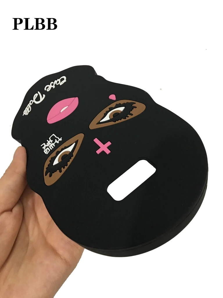 3D Big Eyes Mask Teared Girl Jesus Christian Cross Silicone Phone Case for Samsung Galaxy Note 8 S6 Edge Plus S7 S8 S9 |