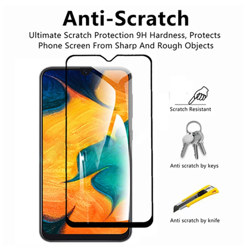 Защитное стекло для Samsung Galaxy A50 закаленное A70 2019 A20 A40 M30 M20 M10 защитная стеклянная