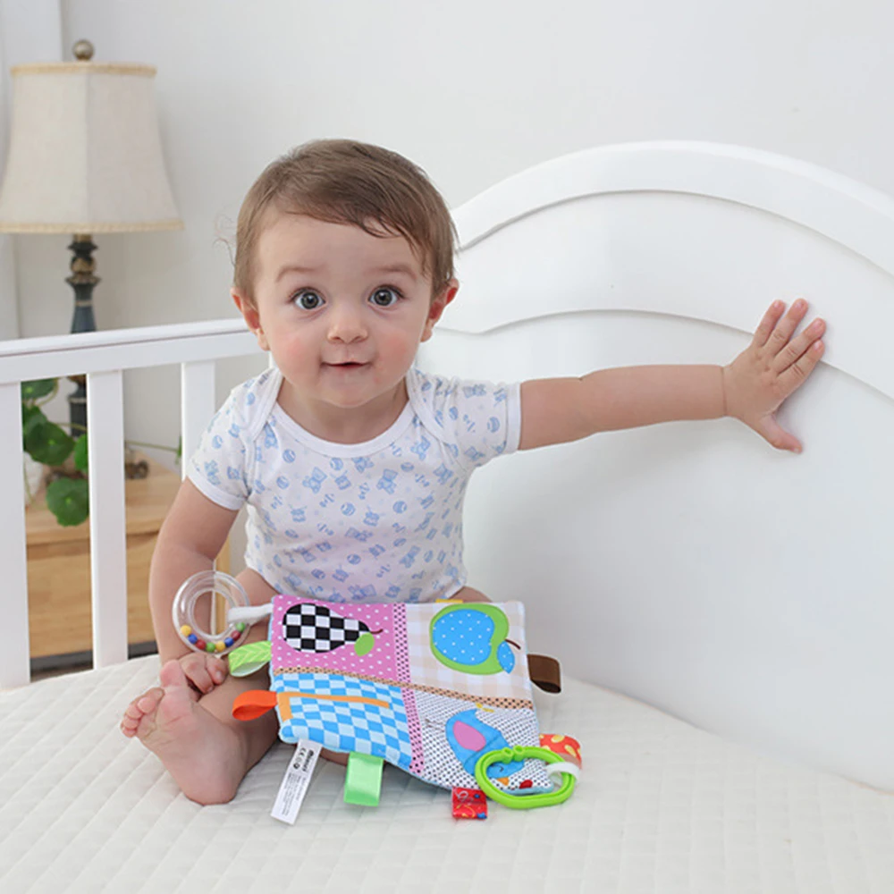 

Selection Useful Newborn Baby Cute Appease Towel Grasping Hand Towel Rattle Toys Soft Comforting Doll