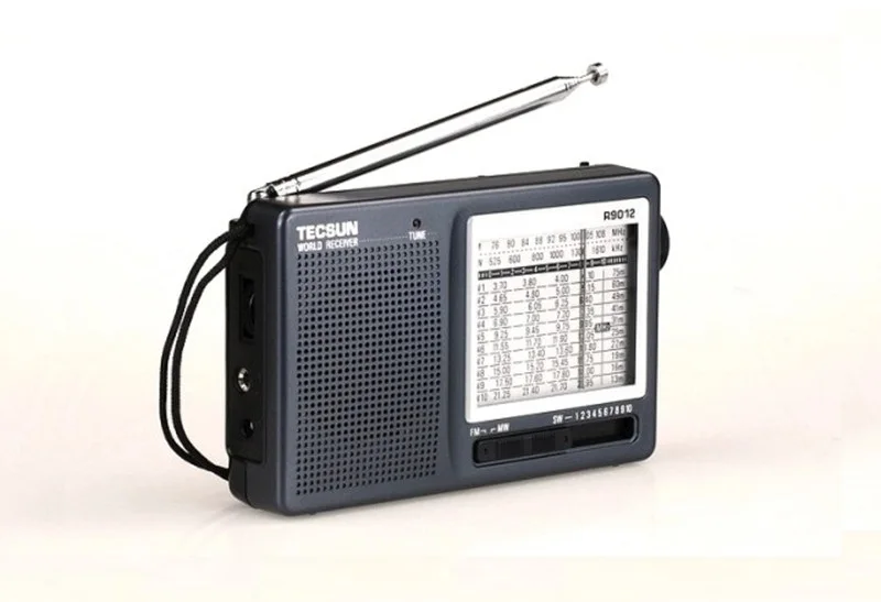 Original TECSUN R-9012 12 Band FM/AM/SW Radio Multiband Receiver Portable Pocket Size High Sensitivity FM Black | Электроника