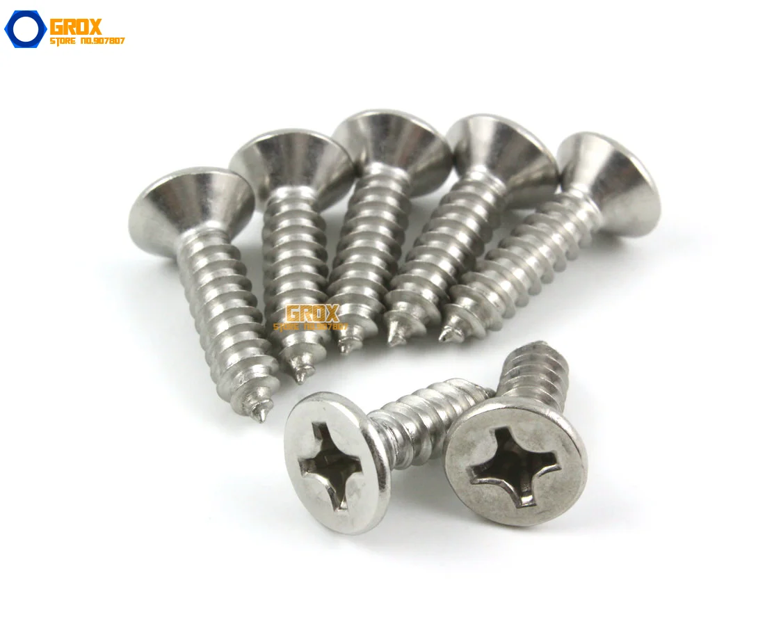 

M2.2 316 Stainless Steel Phillips Flat Head Self Tapping Wood Screw
