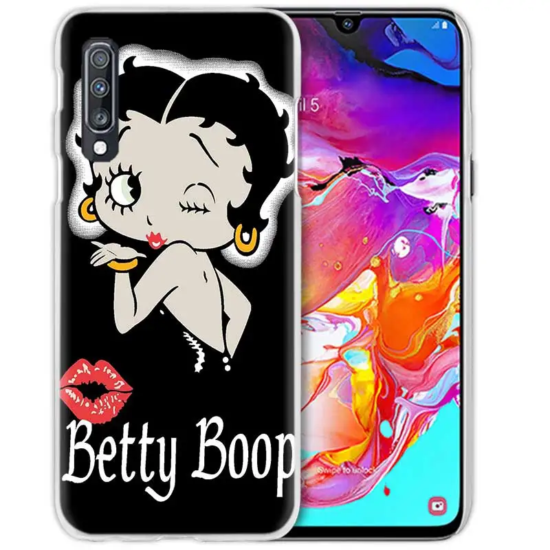 09 Betty Boop пикантные чехол для samsung Galaxy M40 A50 A80 A70 A60 A40 A30 A20e A10 J4 J6 плюс J8 S10e S10 5G жесткий чехол из ПК для телефона - Цвет: 09