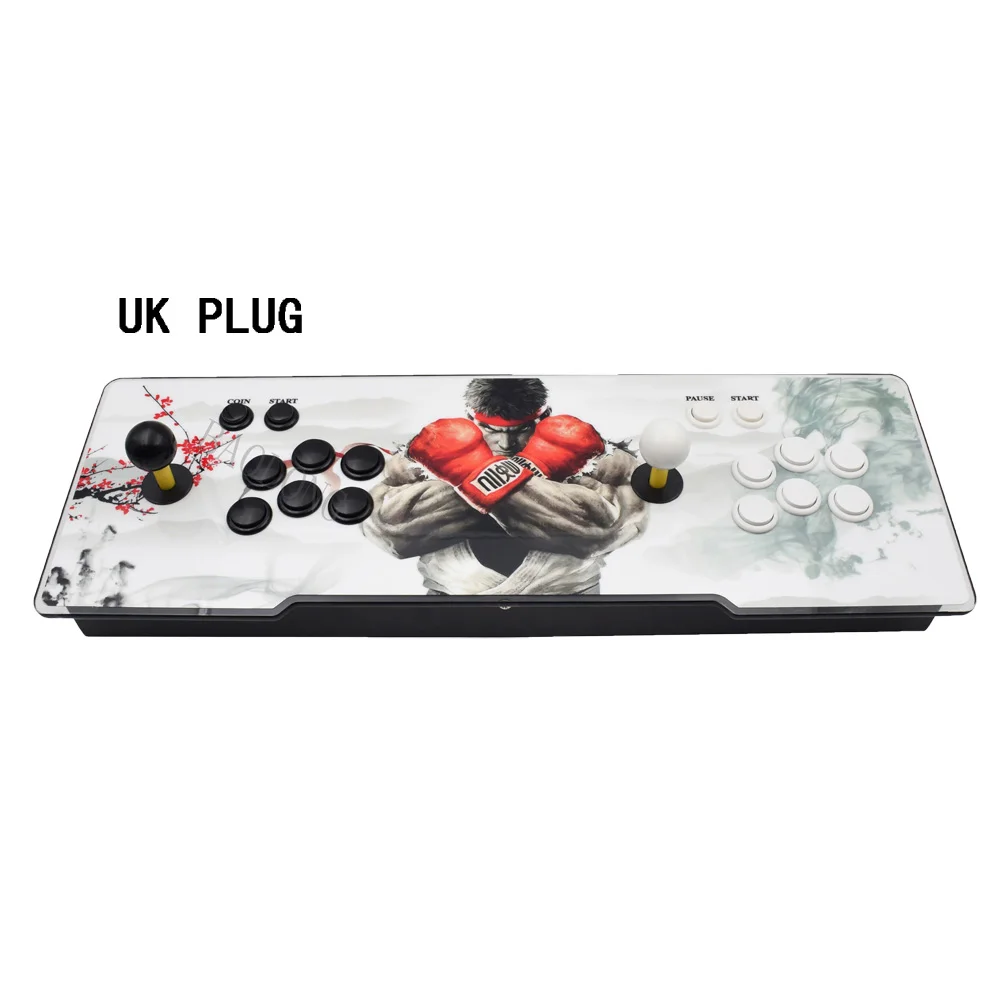 2200 in 1 (UK PLUG) Горячая Распродажа 2200 в 1 видео игровая машина ТВ jamma аркадная игровая консоль с коробкой 3D VGA HDMI выход Pandora сокровище 3D - Цвет: 2200 in 1 (UK PLUG)