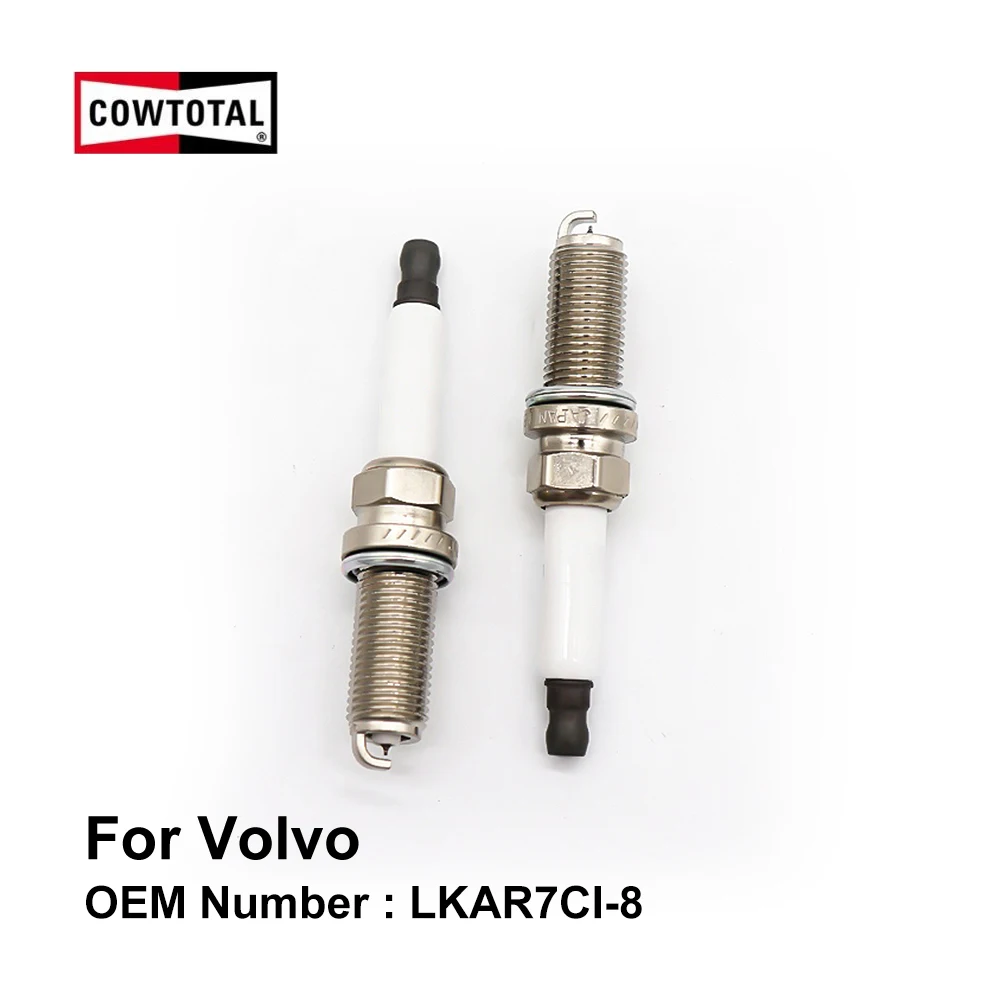 COWTOTAL иридиевая Свеча зажигания LKAR7CI 8 для Volvo V40 V60 V90 S60 S90 XC40 XC60 XC90 OE VR6NII30S LKAR8CI