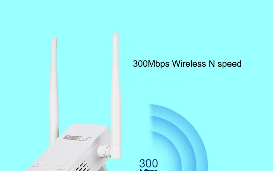 TOTOLINK EX200 300 Мбит/с беспроводной Wifi расширитель диапазона, Wi-Fi ретранслятор расширения для ПК/ноутбука/игры, простая настройка, быстрая из России