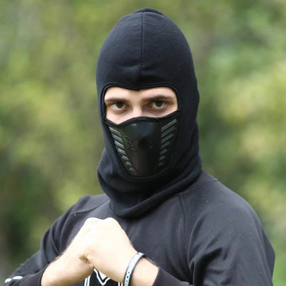 Зимняя езда Маска Мотоцикл оборудование ветрозащитный пыле утепленный флисовый