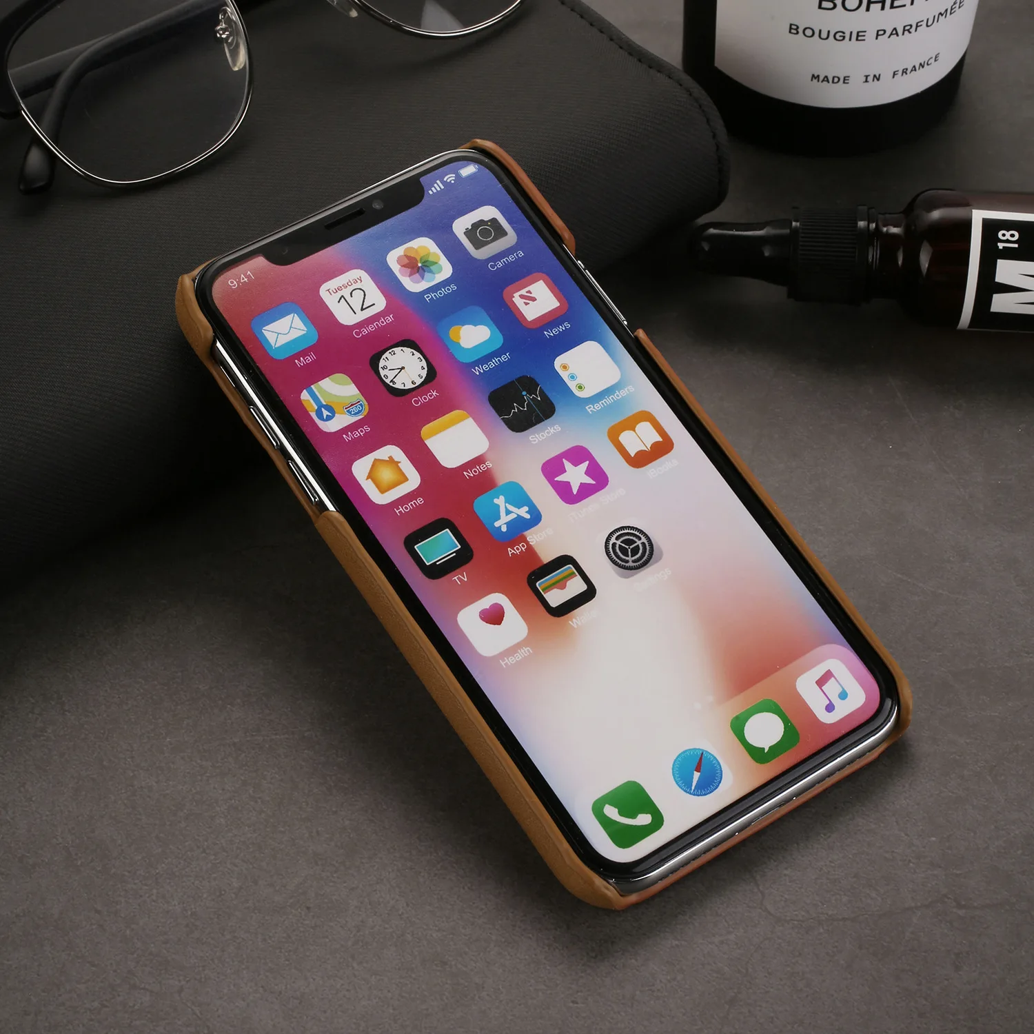 Кожаный чехол для IPhone XS Роскошный Ретро чехол-накладка на заднюю панель X 6 6S 7 8 Plus