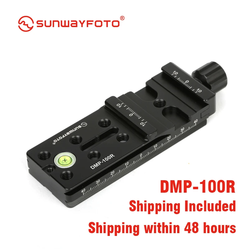 SUNWAYFOTO DMP 100R (DMP 10 головка штатива БЫСТРОРАЗЪЕМНАЯ пластина для DSLR камеры штатив Nodal