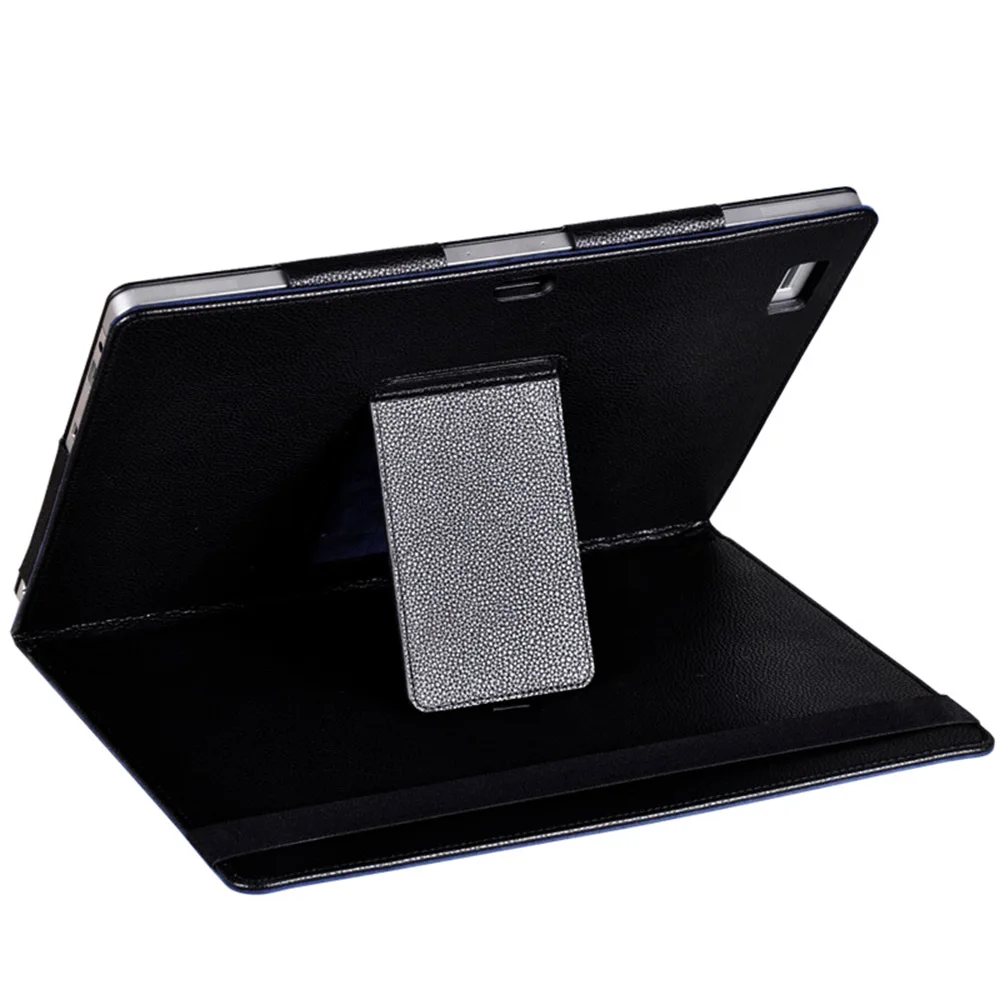 HP Elite X2 1012 G1/G2 Tablet Case, Luxury Litchi Pattern PU Leather Stand Cover with Stylus Pen image 5