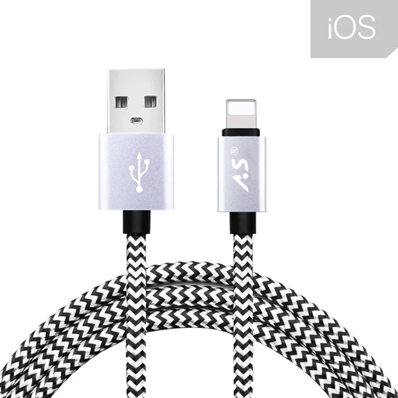 Only for iOS Silver А. С. 3 в 1 USB кабель для iPhone XS X 8 7 6 5 кабель Micro usb type C кабель для samsung S9 S8 кабель для быстрой зарядки 2.4A шнур зарядного устройства - Цвет: Only for iOS Silver