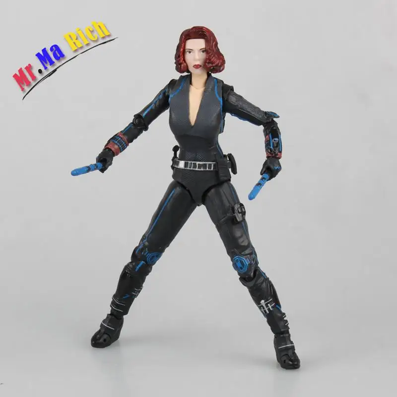 Экшн-фигурка Captain America Guerra Civile Black Widow модель игрушки кукла Regalo 15 см | Игрушки и