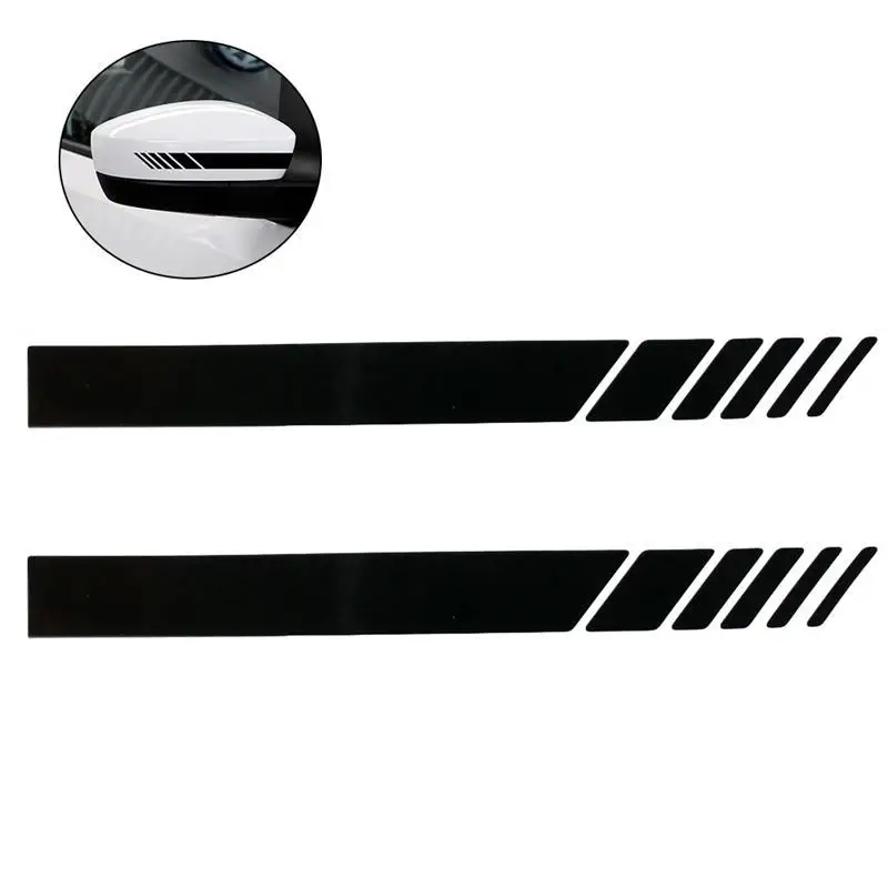 2 шт. мода авто Светоотражающая наклейка зеркало заднего вида Наклейка Виниловая