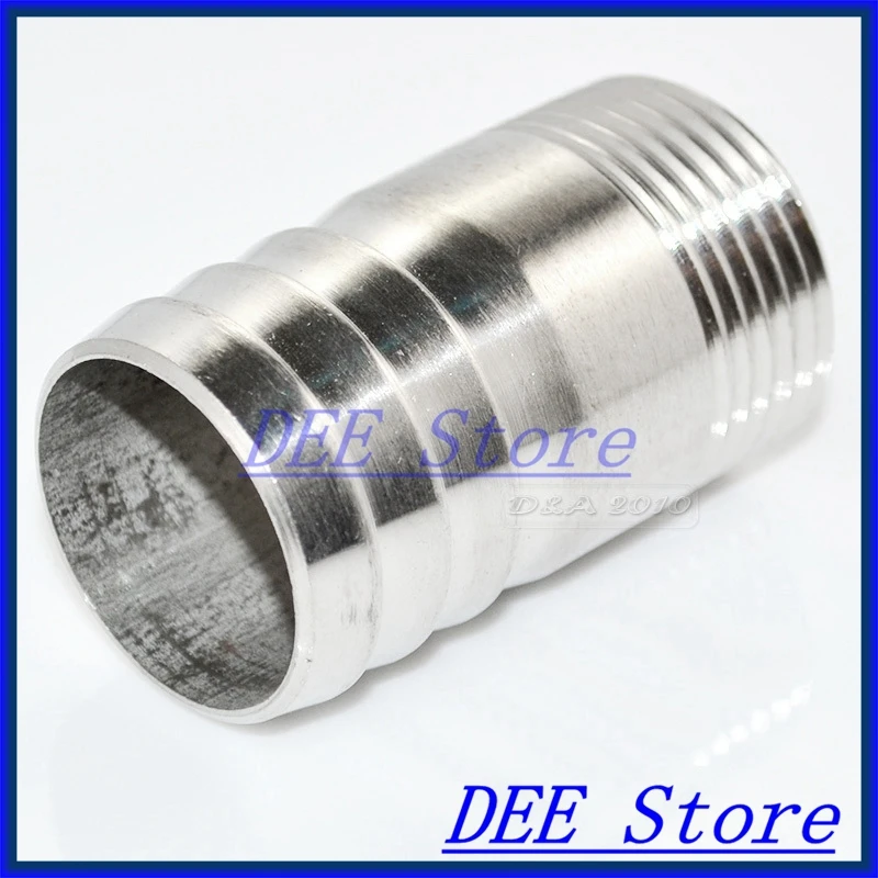 

30MM OD Barb Hose Tail x 1"BSPT Male Thread Pipe Fitting Connector Stainless Steel SS304 New Good Quality