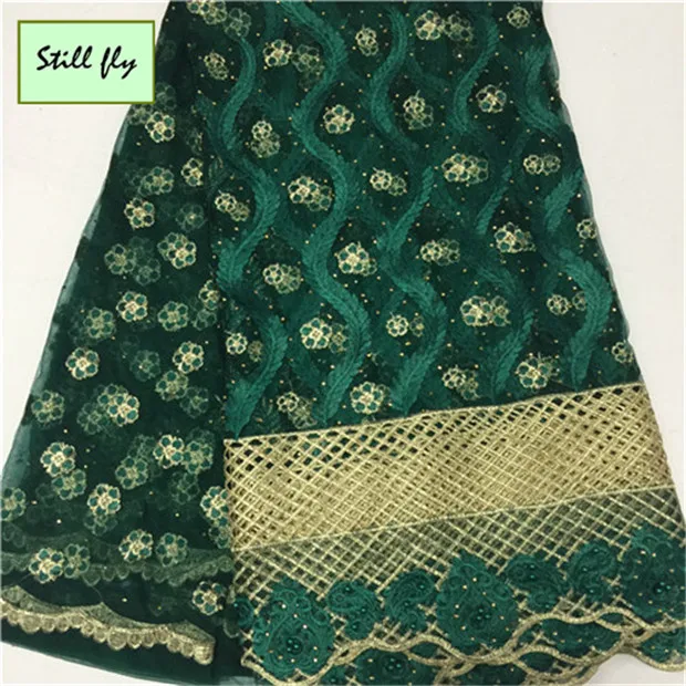 Red african lace fabric 2018 high quality french emnroidered tulle with beads and stones for wedding 5yards/lot PL-130 | Дом и сад