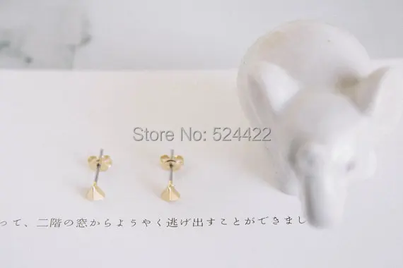 Серьги пусеты Shuangshuo женские геометрические в стиле панк|earrings for women geometric|triangle stud