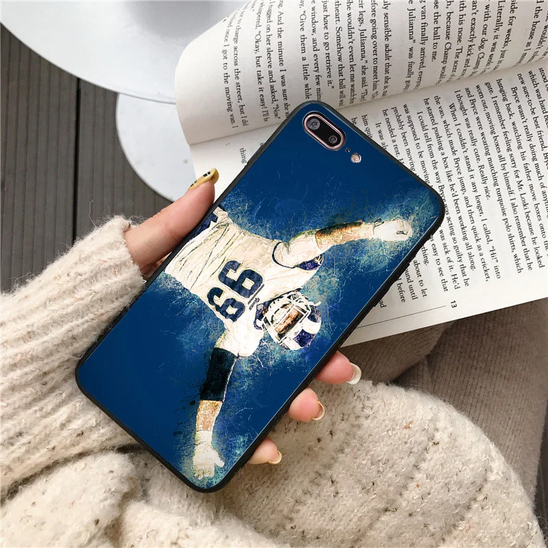 Yinuoda клуб Лос-Анджелес Рэмс чехол для телефона NFL Джаред Гофф iPhone по номерам DIY