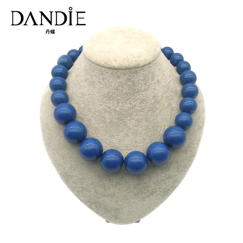Два цвета ожерелье с акриловыми бусинами Трендовое для женщин|bead necklace|necklaces for
