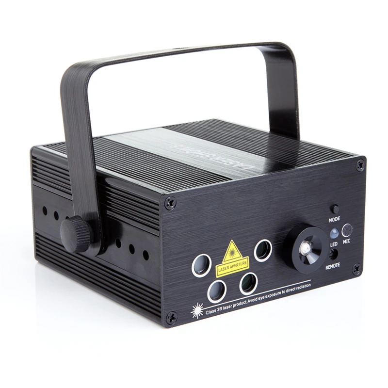 Новый 48 или 96 узоров RGB мини лазерный проектор светильник DJ Дискотека вечерние
