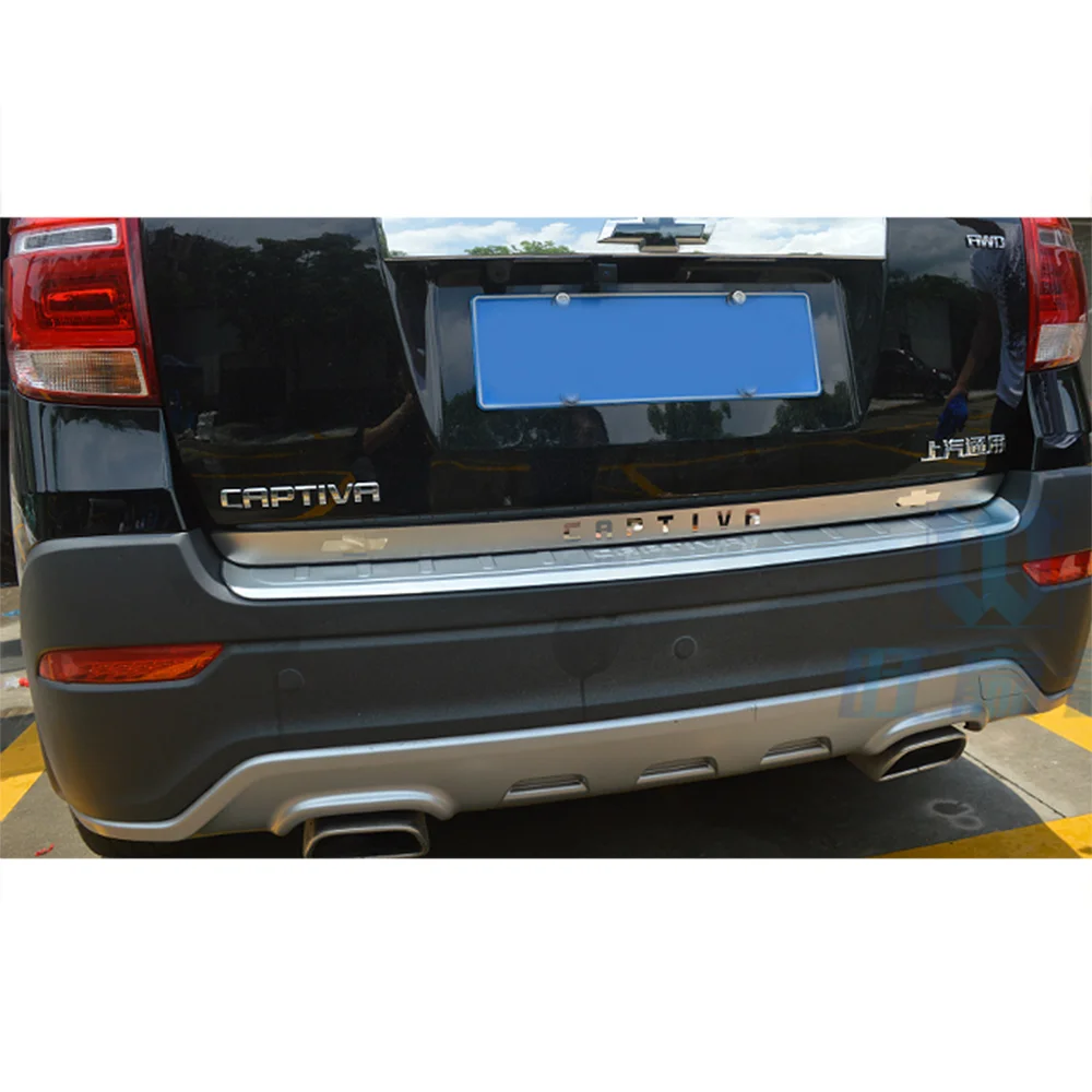 

IMTFOO STAINLESS STEEL REAR HATCH TAILGATE DOOR MOLDING FOR CHEVROLET CAPTIVA 2008-2016 2017 ACCESSORIES
