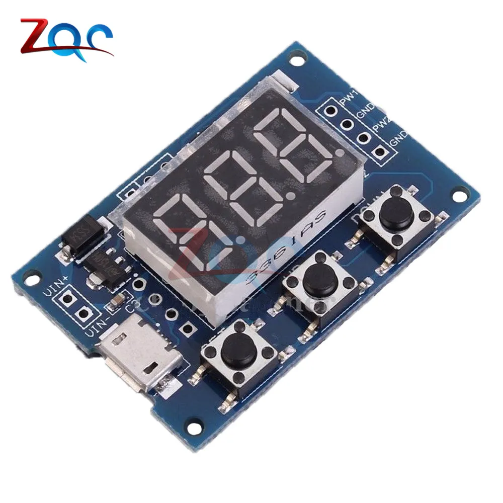 DC 5-30V Micro USB 5V power независимый pwm генератор сигналов 2 канала двойной способ цифровой светодиодный Рабочий цикл частота импульса доска