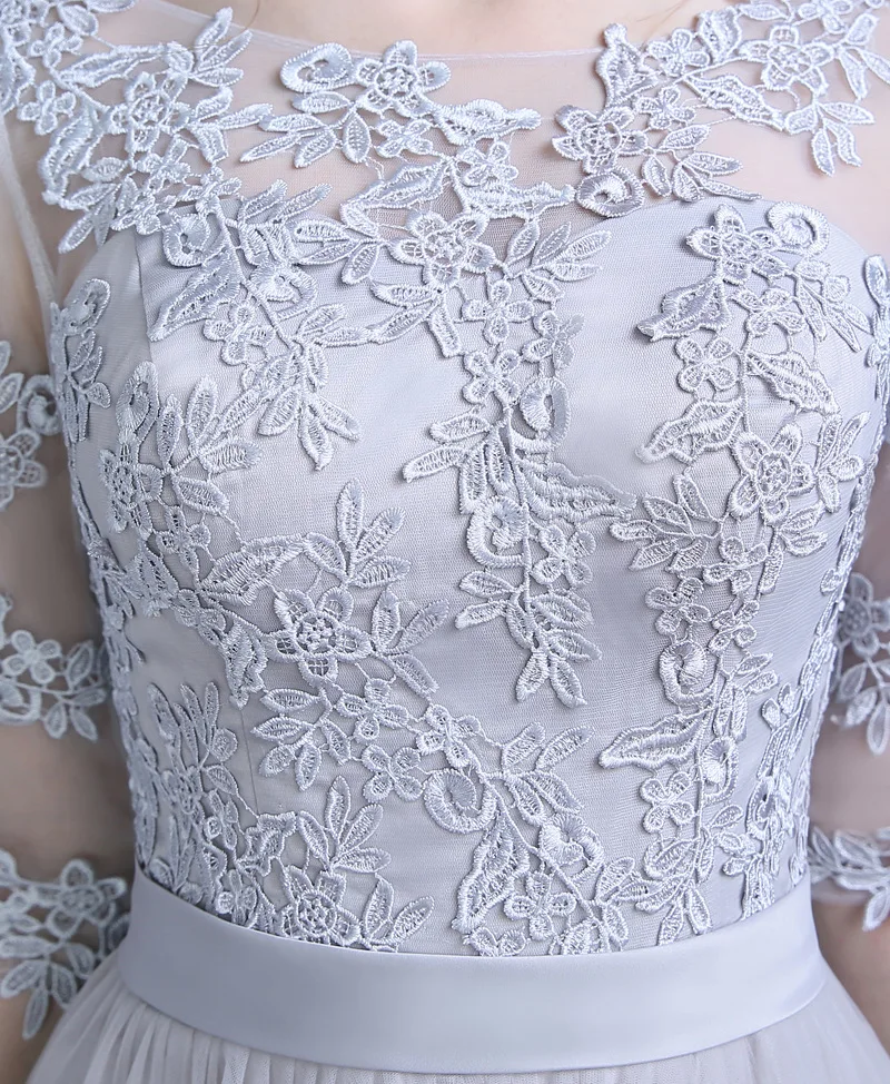 Длинное вечернее платье SOCCI со шнуровкой и аппликацией на спине для невесты