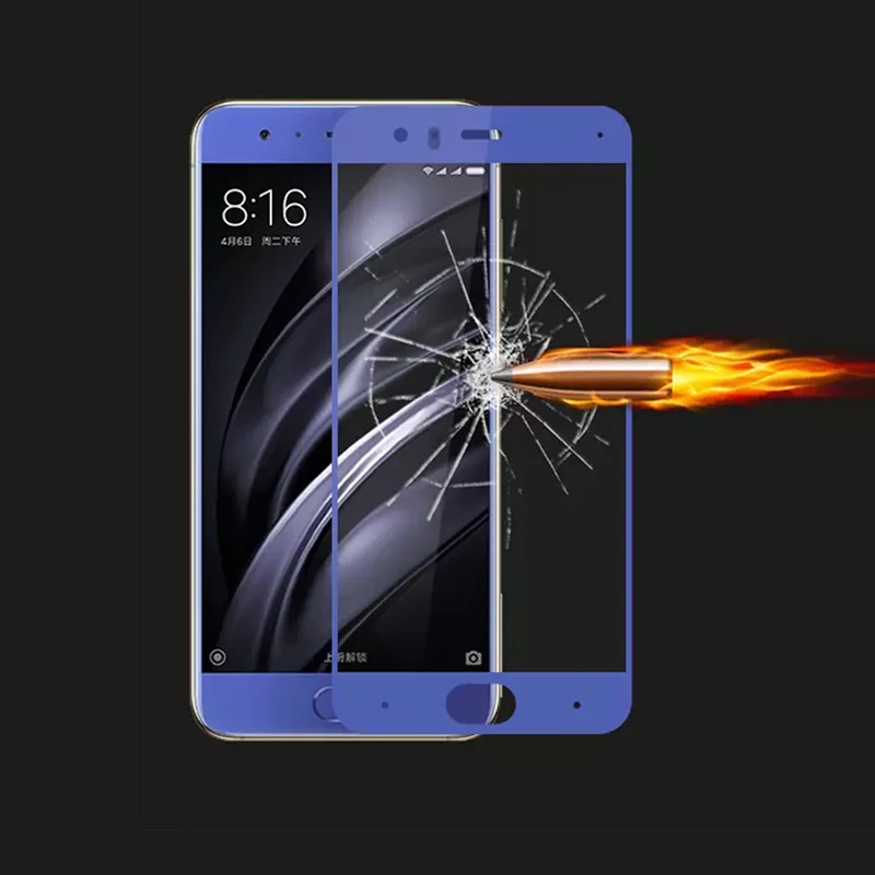 Фото Для Xiaomi 6 полное покрытие закаленное стекло 2.5D Взрывозащищенный для xiaomi mi защита