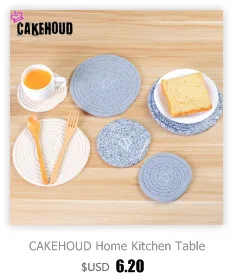 CAKEHOUD толстый бамбуковый коврик кухонный горшок чашка тарелка украшение стола изоляция анти-скальдинг окружающей среды здоровья подставки