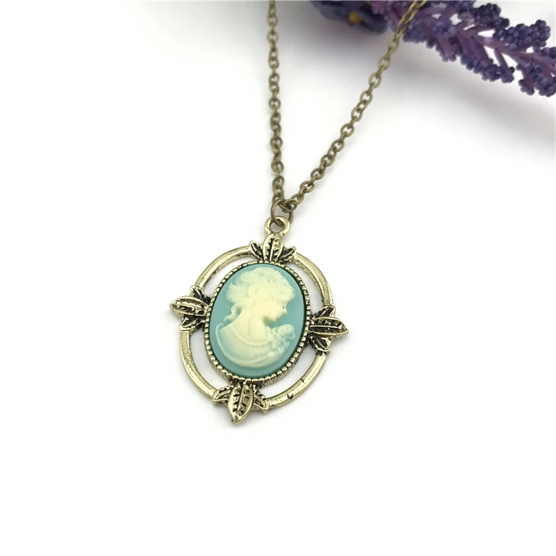 Новое роскошное ожерелье в европейском стиле с бронзовой камеей | Украшения и