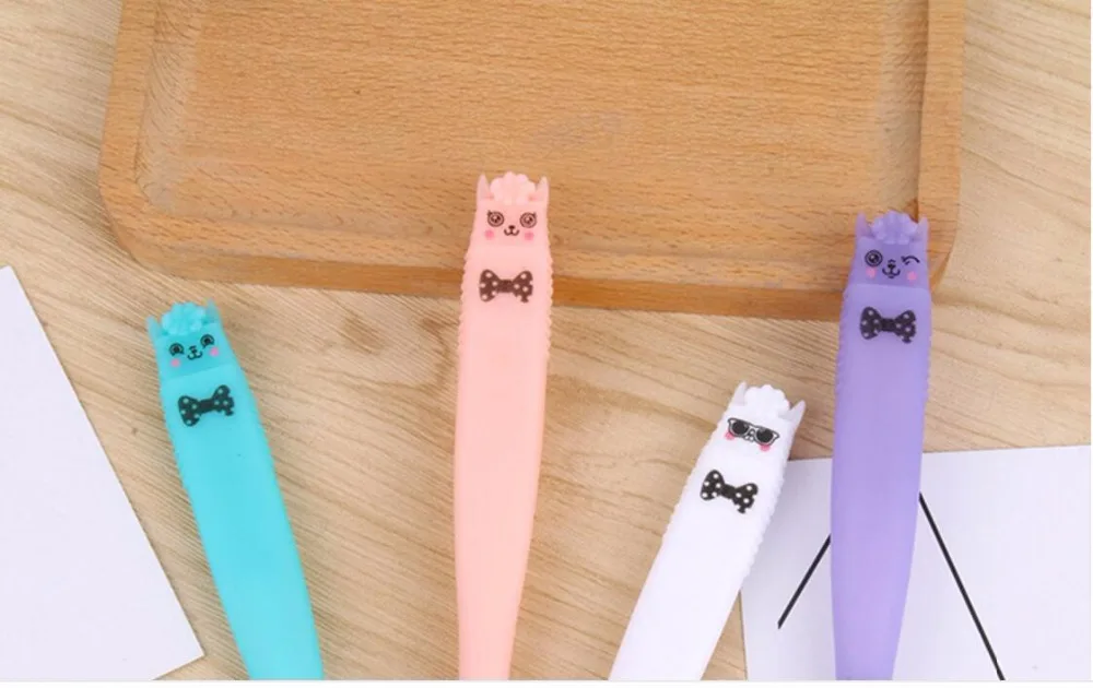 Новинка милая ручка планшет с альпакой в виде животных стиль kawaii Офисная для