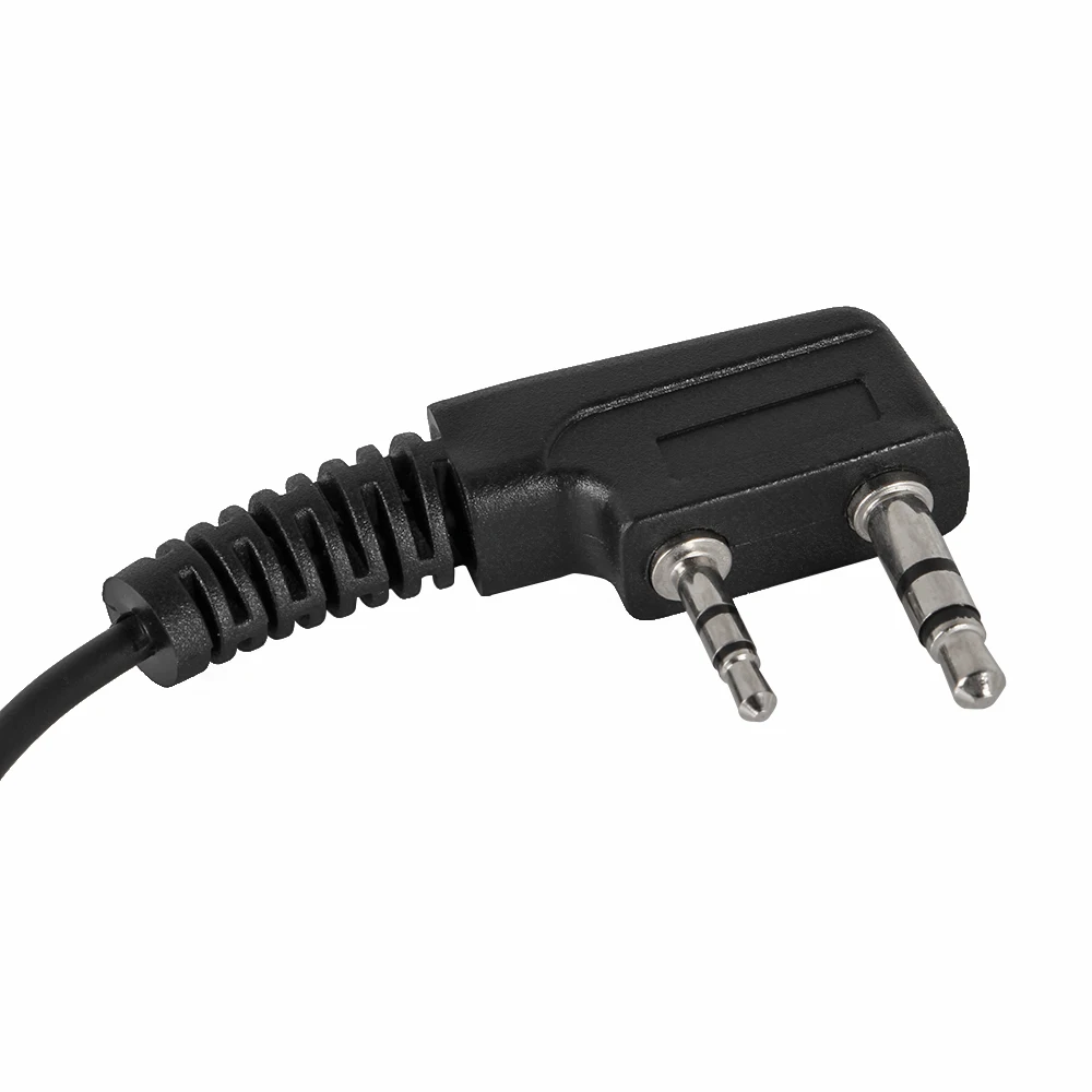 2 шт. контакта гарнитура с микрофоном ушной крючок рация наушники для BAOFENG UV5R 888S