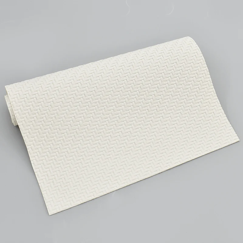 А4 полоса синтетический искусственный Кожа Ткань тиснением ткачество зерно кожа