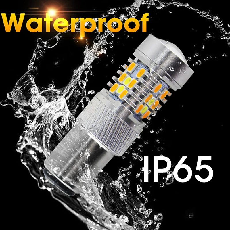 Roadot 2X высокое Мощность 28 SMD 1157 Dual Цвет горки светодиодный лампы для спереди