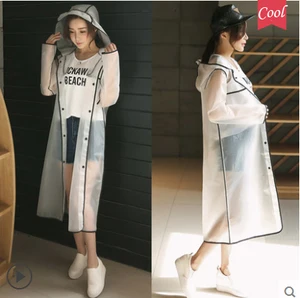 Женский Длинный плащ-дождевик, Мужской плащ, женский водонепроницаемый плащ-пончо