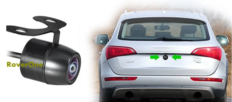 Универсальная HD CCD-камера в форме бабочки Автомобильная камера заднего вида