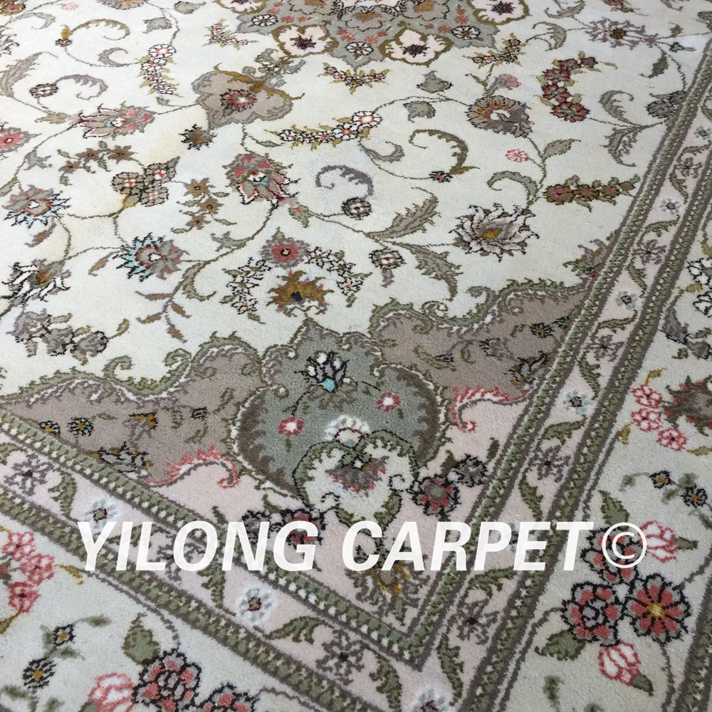 Бледные Коврики ручной работы Yilong 4 'x 6' высокое качество удобное искусство