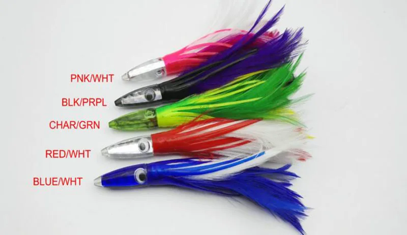 Жесткая приманка осьминог 5 шт. для кальмара большая игр 32 г 14 см рыбной ловли с