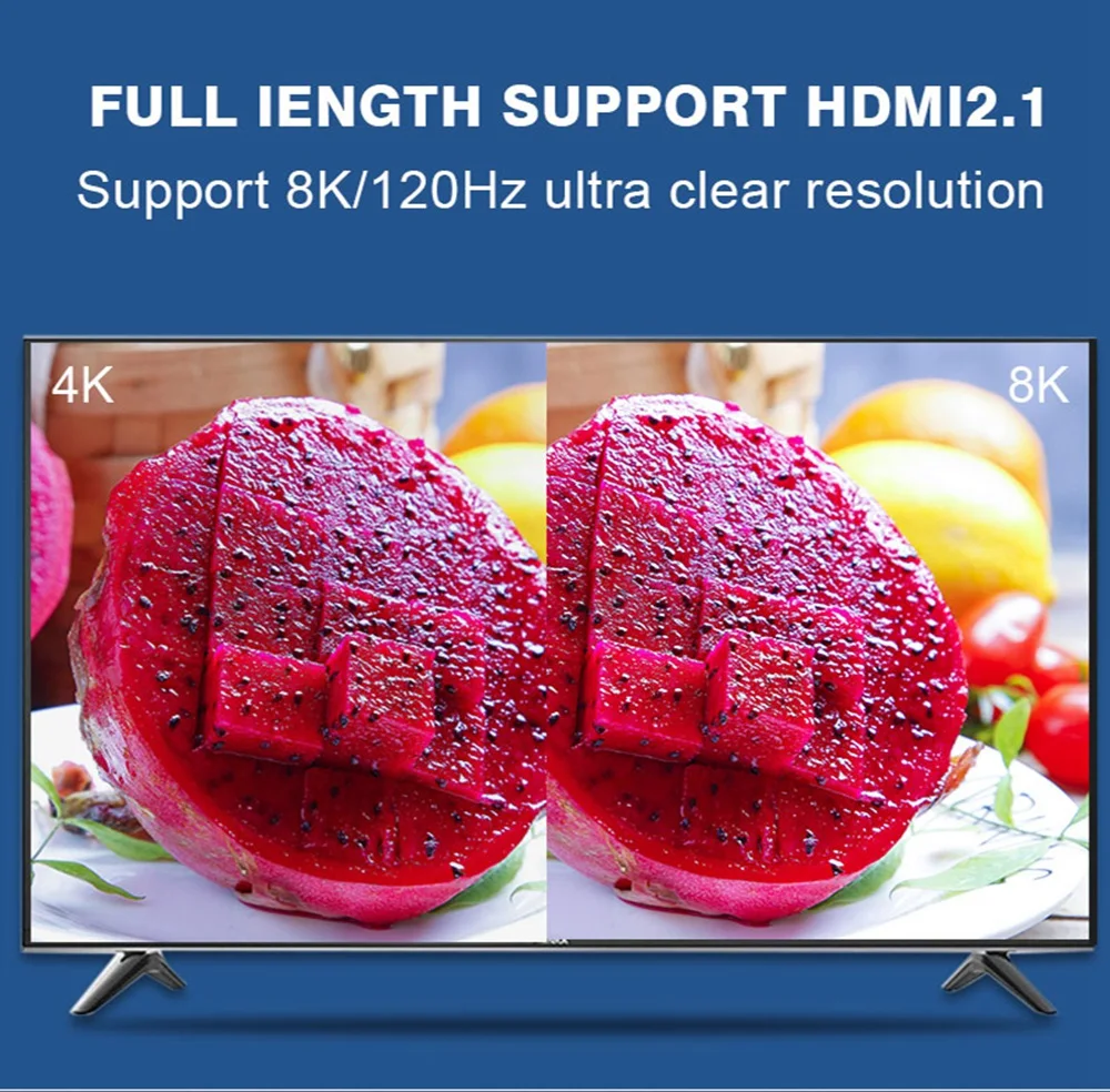 Оптоволоконный HDMI кабель Anmck 2 1 0 поддержка Ultra HD 8K 120 Гц 4K 60 48 Гбит/с с аудио и Ethernet